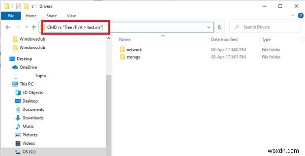 Cách tạo Folder Tree (Cây thư mục) trong Windows 11/10?
