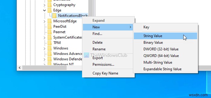 Cách tắt thông báo đẩy (push notifications) của trang web trên Microsoft Edge