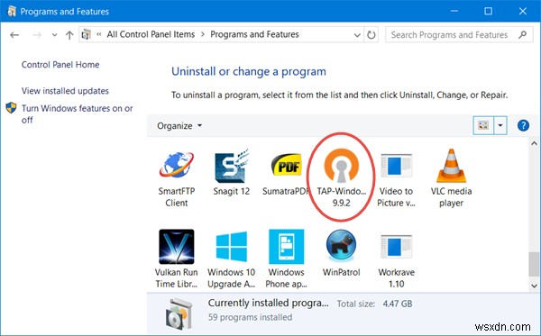 TAP-Windows Adapter v9 là gì và tại sao VPN cần driver này
