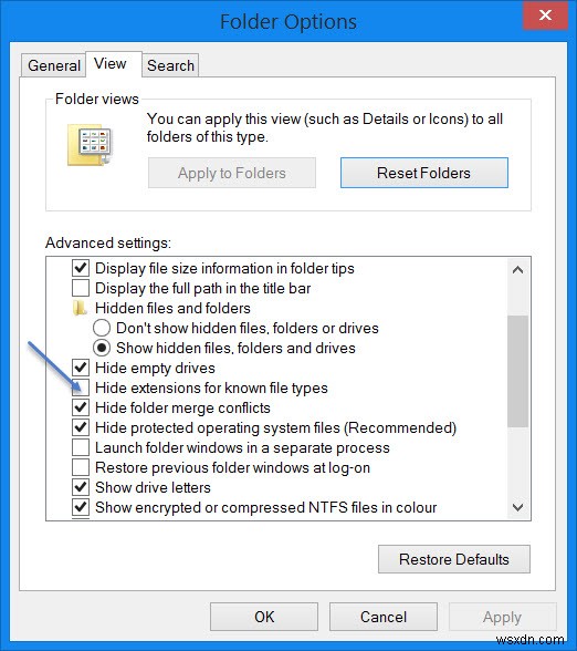 Cách hiển thị phần mở rộng tệp trong Windows 11/10