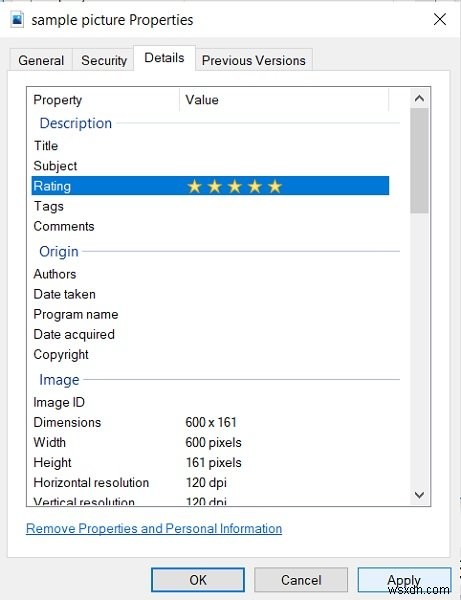 Cách đánh dấu sao (Star Rate) file trong Windows 10?
