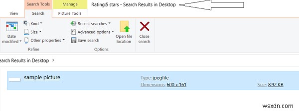 Cách đánh dấu sao (Star Rate) file trong Windows 10?