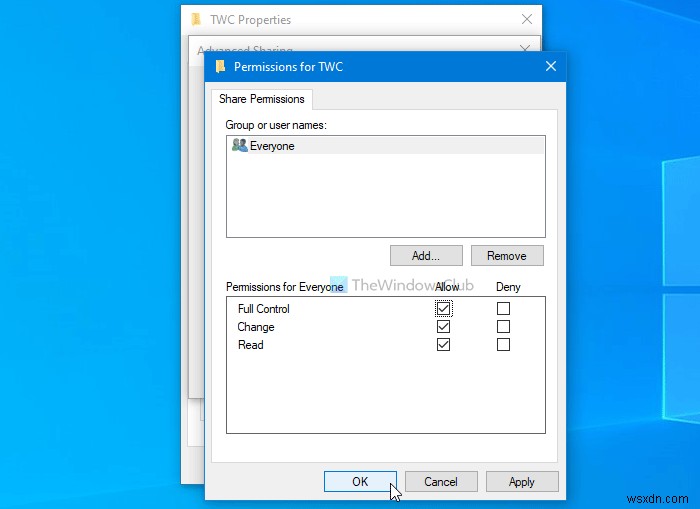 Lỗi You must have Read permissions to view the properties of this object trong Windows 10