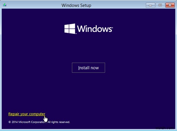 Cách thực hiện System Restore khi Windows không boot vào desktop