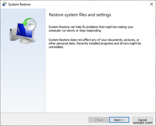 Cách thực hiện System Restore khi Windows không boot vào desktop