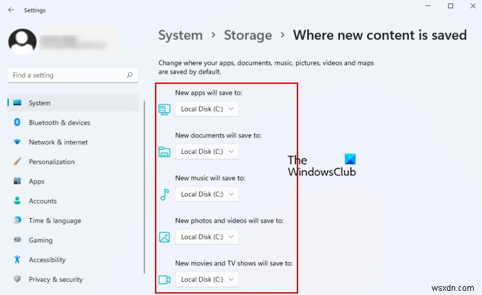 Thay đổi vị trí lưu mặc định cho Documents, Music, Pictures, Videos trong Windows 11/10