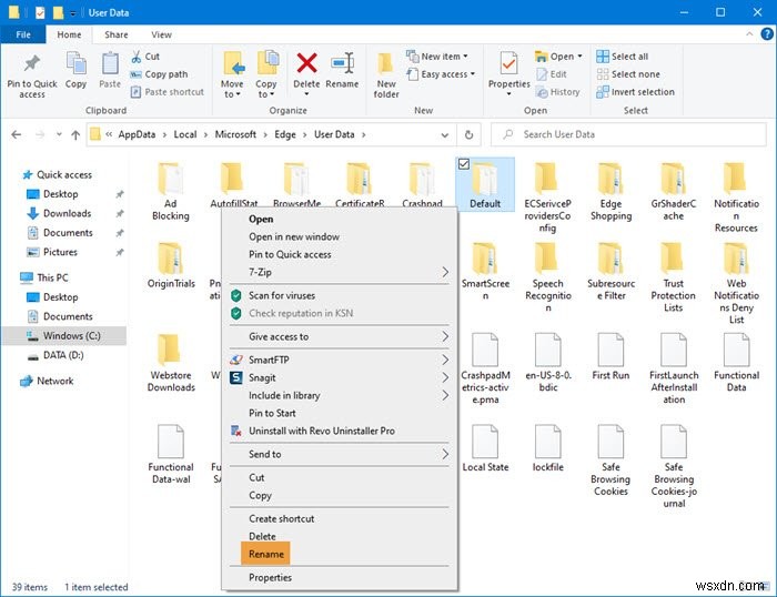 Microsoft Edge tự động đóng ngay sau khi mở trên Windows 11/10