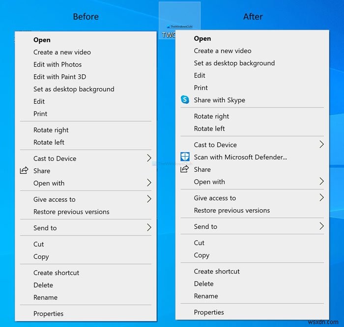 Cách xóa Edit with Photos và Edit with Paint 3D khỏi Menu chuột phải trong Windows 10
