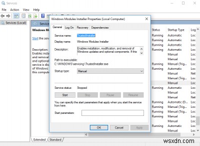 Windows Modules Installer Worker (TiWorker.exe) sử dụng CPU & Disk cao