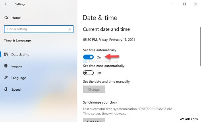 Lỗi  Đồng hồ của bạn nhanh  hoặc  Đồng hồ của bạn chậm  trên Google Chrome
