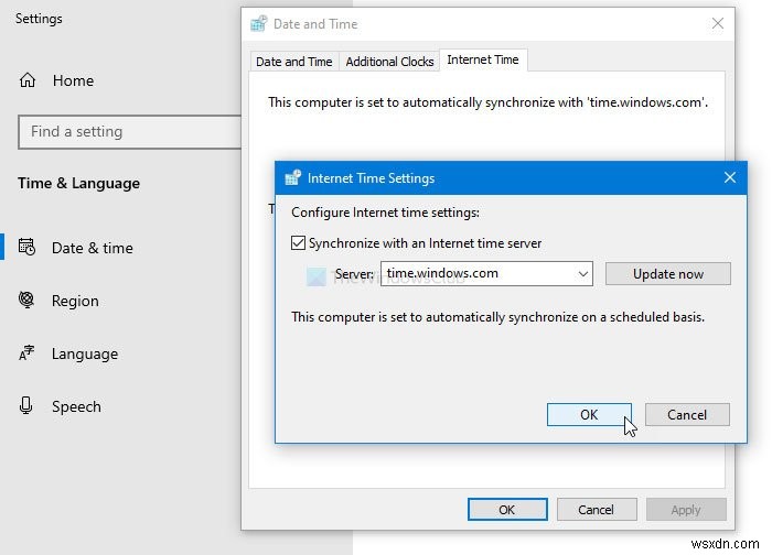 Lỗi  Đồng hồ của bạn nhanh  hoặc  Đồng hồ của bạn chậm  trên Google Chrome