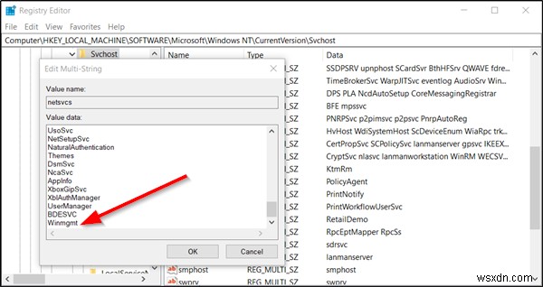 Khắc phục lỗi Windows Management Instrumentation error 1083