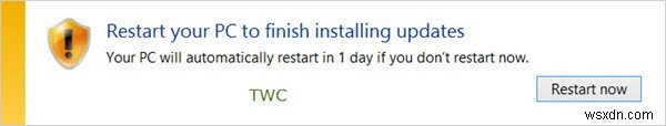 Ngăn Windows 11/10 tự động khởi động lại sau Windows Update