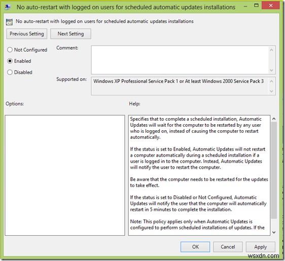 Ngăn Windows 11/10 tự động khởi động lại sau Windows Update