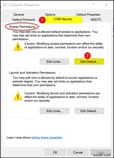 Khắc phục lỗi The server did not register with DCOM within the required timeout