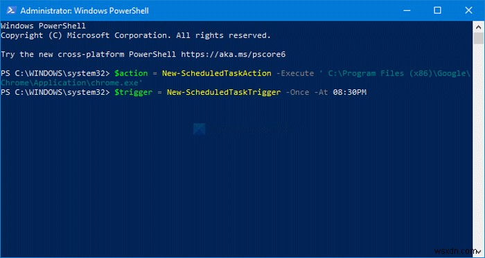 Cách dùng PowerShell để Xóa hoặc Tạo Scheduled Task trên Windows 11/10