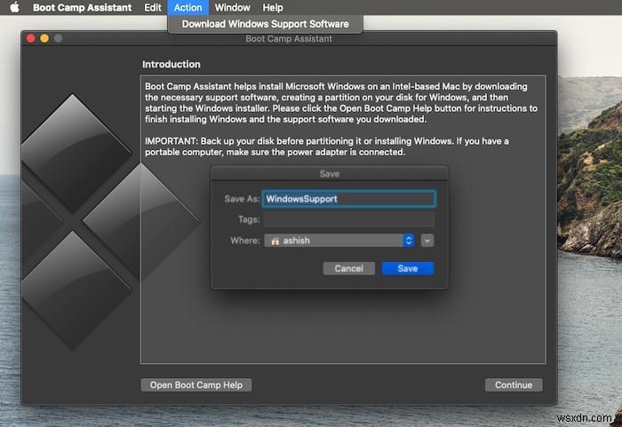 Khắc phục sự cố Boot Camp Assistant trên Mac