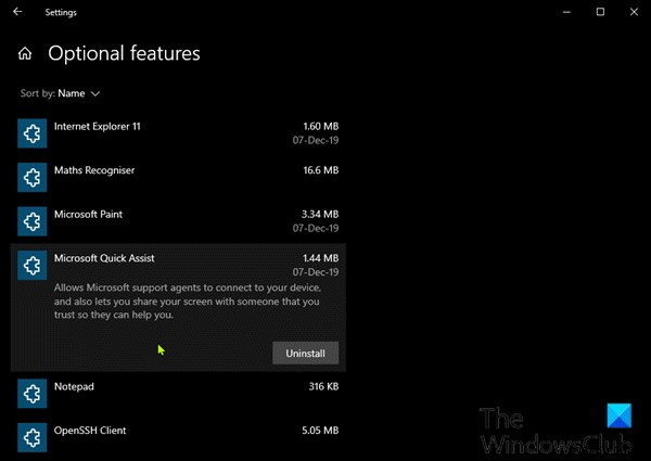 Quick Assist không hoạt động; Treo ở Loading hoặc Connecting trên Windows 11/10