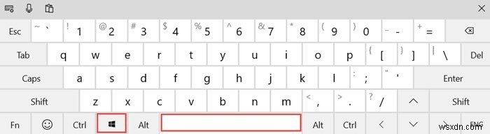 Phím tắt Windows key + Spacebar không hoạt động trên Windows 11/10