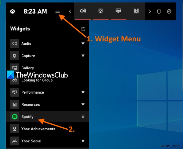Cách sử dụng Spotify trong game PC qua Xbox Game Bar trên Windows 11/10