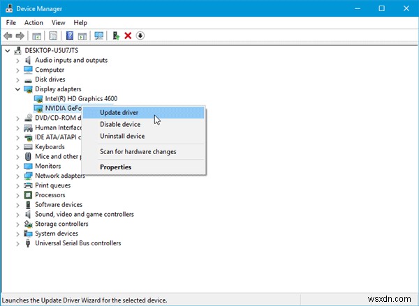 Khắc phục lỗi VIDEO_DXGKRNL_FATAL_ERROR trên Windows 11/10