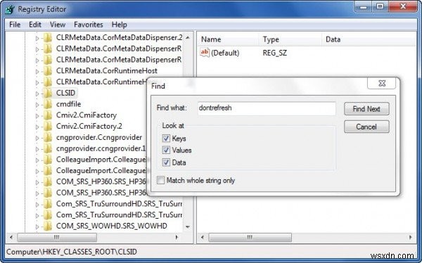 Desktop hoặc Explorer không tự động làm mới (refresh) trong Windows 11/10