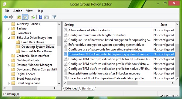 Lỗi Your recovery key couldn’t be saved to this location (Khóa khôi phục không thể lưu vào vị trí này) cho BitLocker