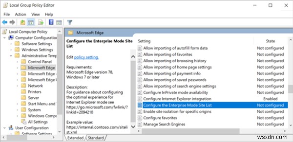 Cách bật chế độ Internet Explorer trong Microsoft Edge mới