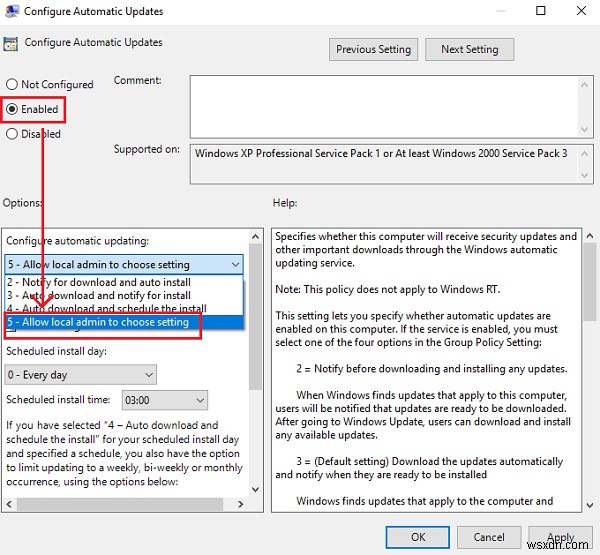 Windows Update không thể kiểm tra cập nhật vì cập nhật được kiểm soát