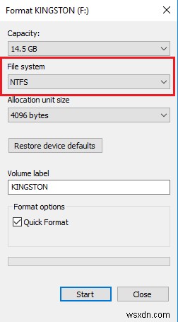 Lỗi Ổ đĩa không phải vị trí sao lưu hợp lệ trên Windows 11/10