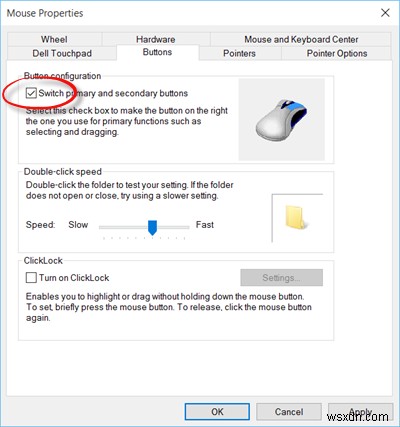 Chuột trái mở Context Menu trên Windows 11/10