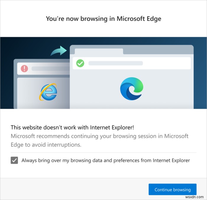 Group Policies cấu hình chuyển hướng sang Microsoft Edge