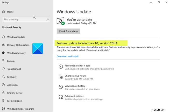 Có gì mới trong bản cập nhật tính năng Windows 10 phiên bản 20H2?