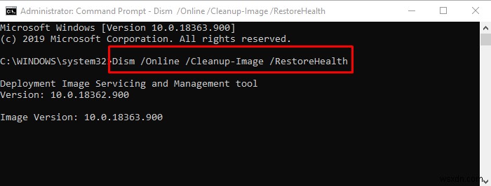 Cách chạy DISM Offline để sửa bản sao lưu System Image Windows 11/10