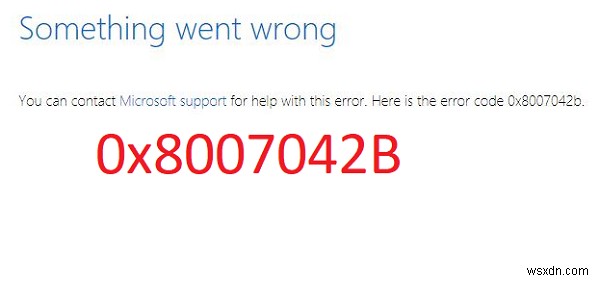 Khắc phục lỗi Windows Update 0x8007042B
