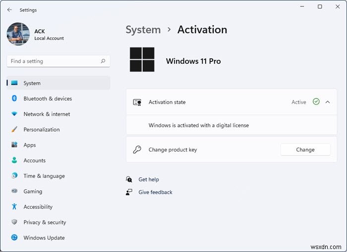 Phương pháp kích hoạt Digital Entitlement và Product Key trong Windows 11/10