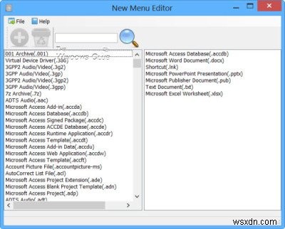 Chỉnh sửa, Thêm, Khôi phục, Xóa mục từ Menu ngữ cảnh New trong Windows 11/10