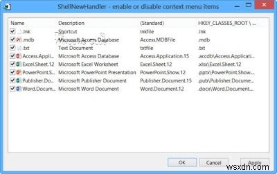 Chỉnh sửa, Thêm, Khôi phục, Xóa mục từ Menu ngữ cảnh New trong Windows 11/10