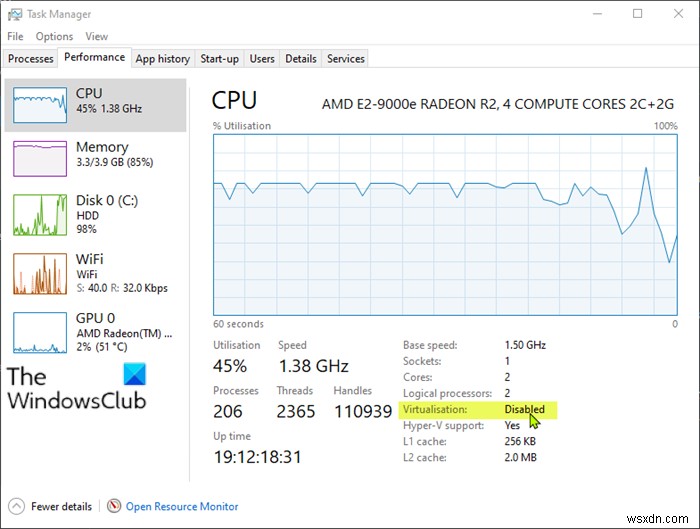 Khắc phục lỗi  No hypervisor was found; Error 0xc0351000  - Windows Sandbox