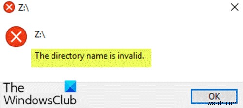 Lỗi The directory name is invalid ổ CD/DVD trên Windows 11/10