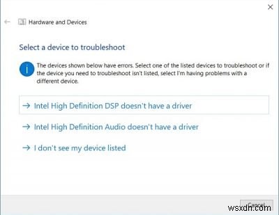 Khắc phục lỗi  No Audio Output Device is Installed  (Không có thiết bị đầu ra âm thanh được cài đặt) trên Windows 11/10