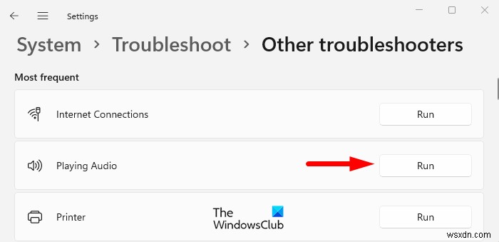 Khắc phục lỗi  No Audio Output Device is Installed  (Không có thiết bị đầu ra âm thanh được cài đặt) trên Windows 11/10