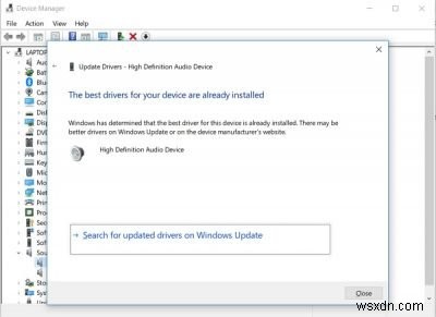 Khắc phục lỗi  No Audio Output Device is Installed  (Không có thiết bị đầu ra âm thanh được cài đặt) trên Windows 11/10