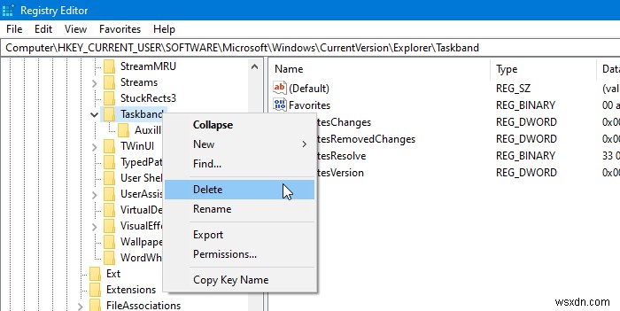 Không thể gỡ bỏ hoặc unpin icon chương trình từ Taskbar Windows 11/10