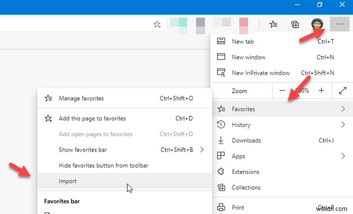 Cách nhập/xuất mật khẩu đã lưu từ Microsoft Edge