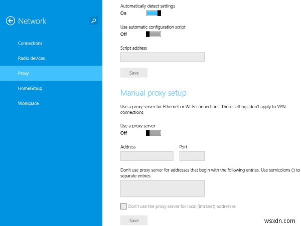 Cách cấu hình Global Proxy Server Settings trong Windows 10