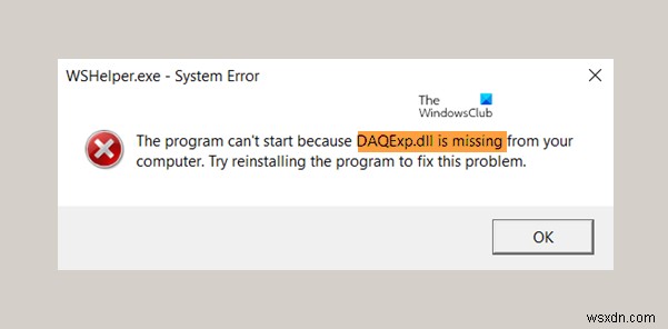 Khắc phục lỗi DAQExp.dll bị thiếu trên Windows 10