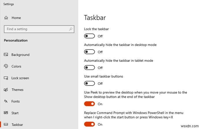 Thanh tìm kiếm (Search bar) hoặc biểu tượng bị mất trên Windows 10