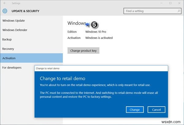 Xóa hoặc bật trải nghiệm Retail Demo (Demo bán lẻ) trong Windows 11/10
