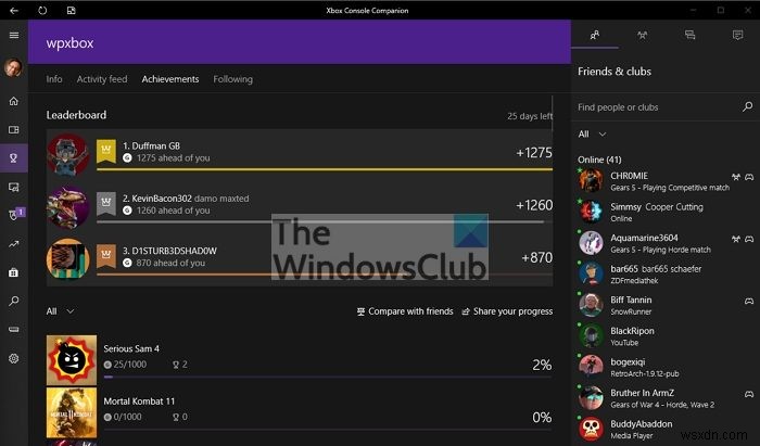Ứng dụng Xbox Console Companion: Tính năng và cách dùng trên Windows 11/10